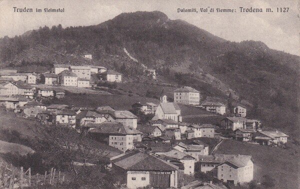 Cartolina Truden in Fleimstal - Dolomiti, Val di Fiemme: Trodena. …