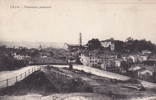 Cartolina CEVA (Cuneo) - Panorama generale. 1940