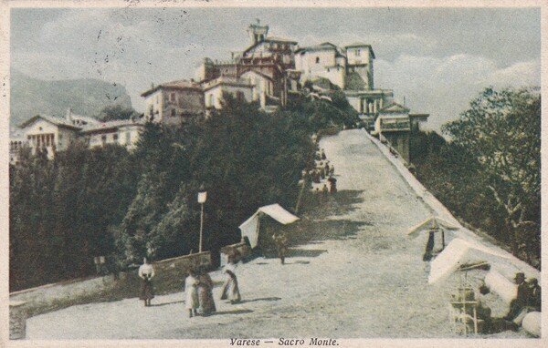 Cartolina Varese - Sacro Monte. 1922