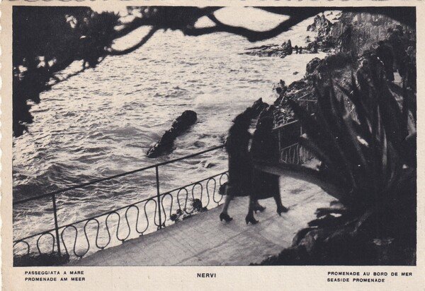 Cartolina/postcard Nervi (Genova) - Passeggiata a mare.