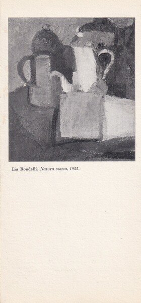 Invito mostra LIA RONDELLI; CATY TORTA - 1956. Galleria d'Arte …