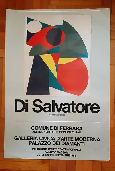 Manifesto Nino Di Salvatore mostra antologica. Galleria civica d'arte moderna …