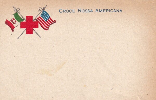 Cartolina CROCE ROSSA AMERICANA.