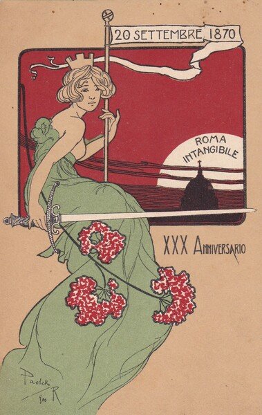 Cartolina 20 settembre 1870 - Roma Intangibile XXX Anniversario. Ill. …