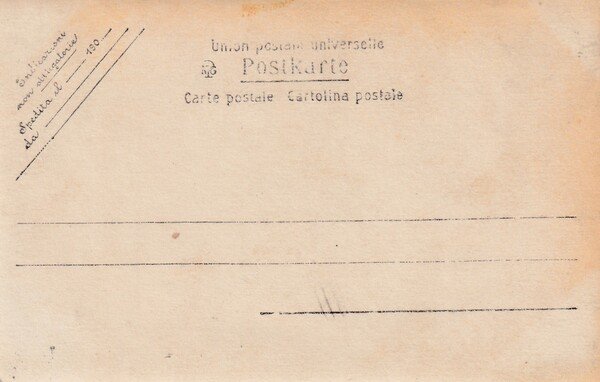 Cartolina con autografo Pier Fausto Barelli (ingegnere edilizia civile).