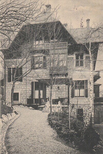 Cartolina/postcard Villa Gemma - Brunate (Como). 1922