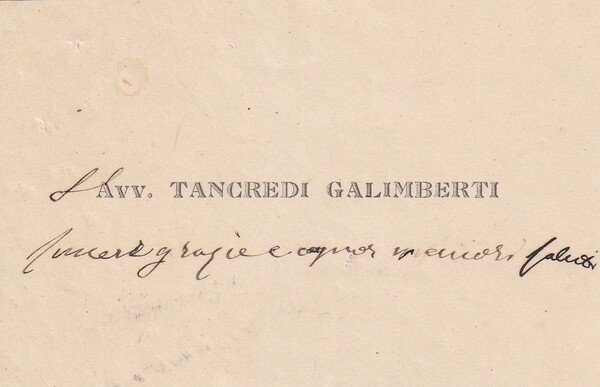 Tancredi Galimberti. (Cuneo, 1856 – Cuneo, 1939). Politico italiano e …