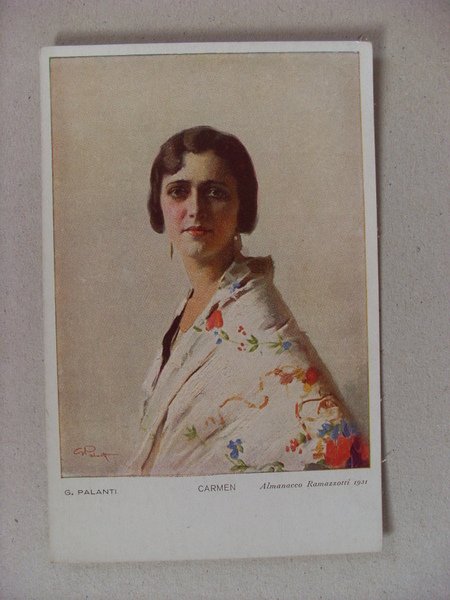 Cartolina / postcard AMARO FELSINA RAMAZZOTTI - Carmen - Almanacco …