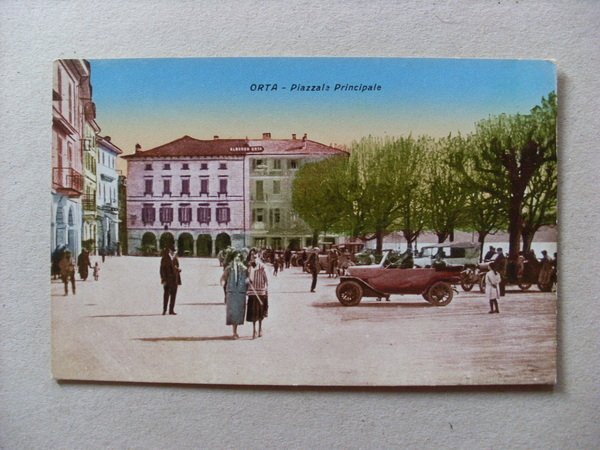 Cartolina / postcard ORTA - Piazzale Principe