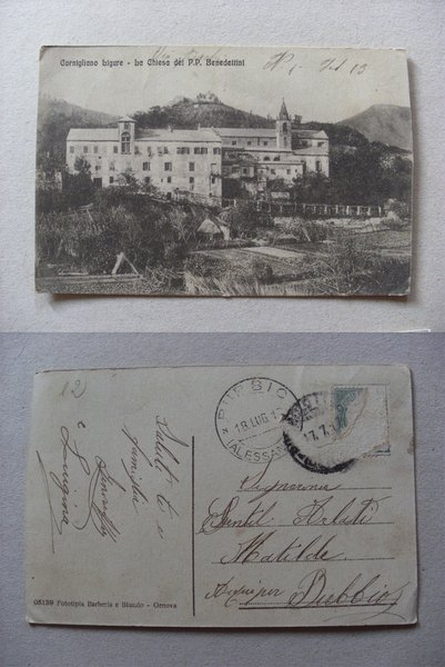 Cartolina / postcard Cornigliano Ligure (Genova) La Chiesa dei P.P. …
