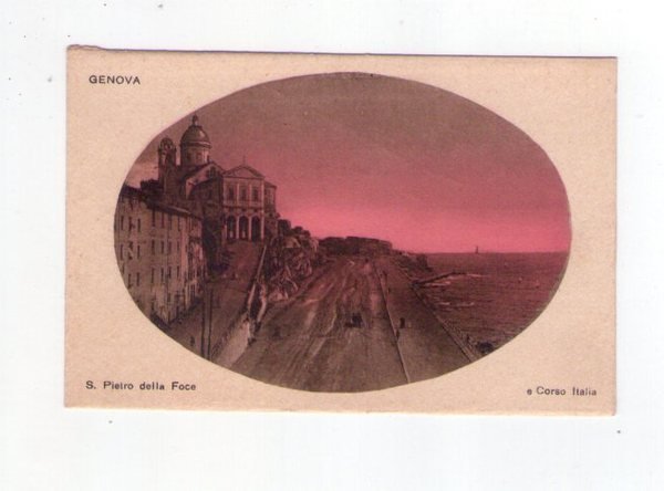 Cartolina / postcard GENOVA - S. Pietro della Foce e …