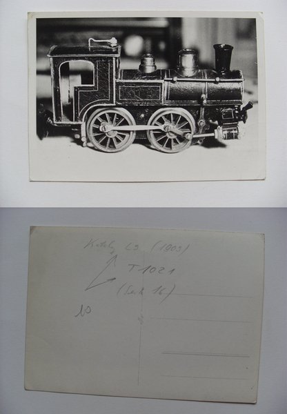 Cartolina / postcard fotografica Locomotive. Katalog 1909 (L9) T1021 (modellismo …