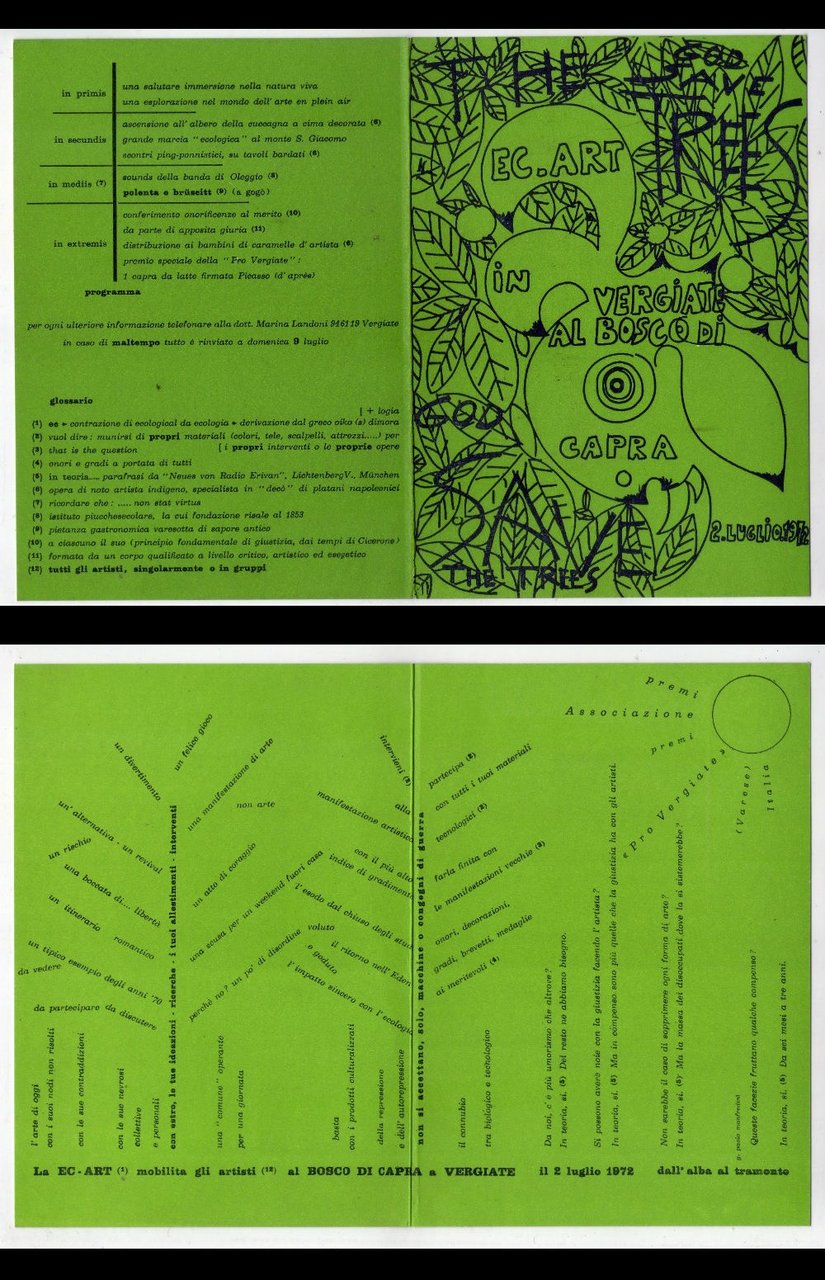 *Ec.Art in Vergiate al Bosco di Capra 2 Luglio 1972 …