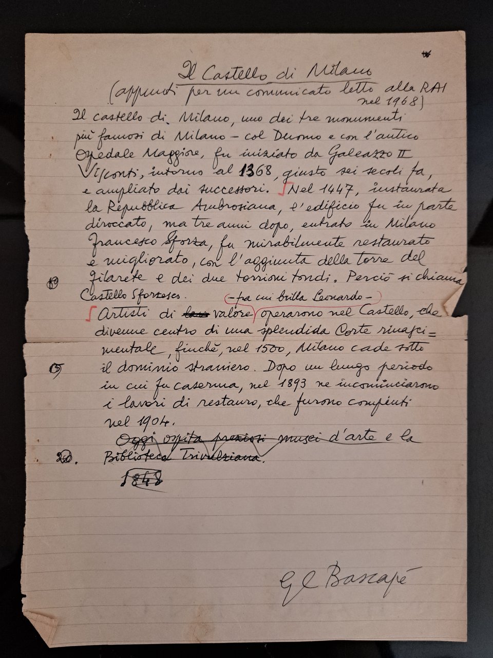 *Giacomo Bascape'. Lotto su Giacomo Bascapè. Appunti sui sigilli francescani. …