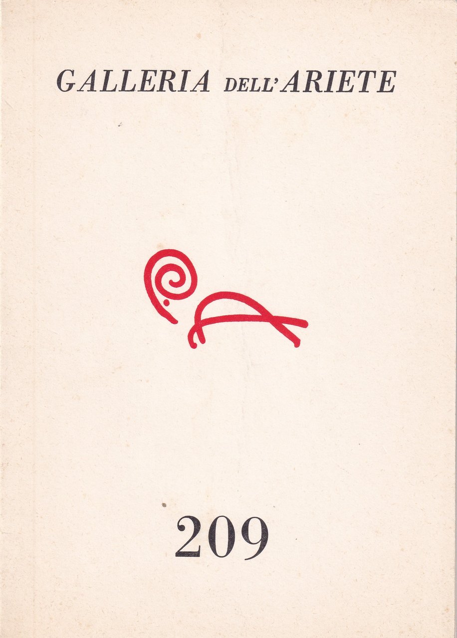 *RICHARD SMITH. Galleria dell'Ariete Milano 18 ottobre 1978. Catalogo numero …
