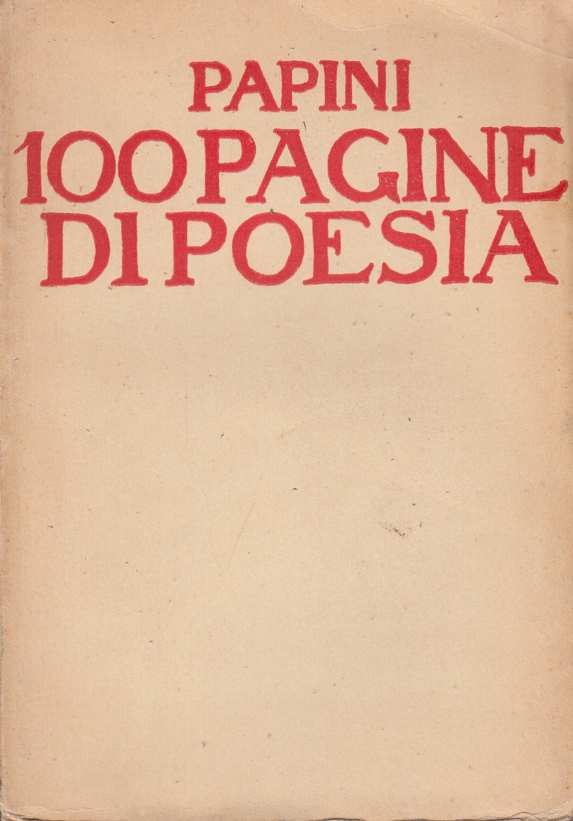 100 pagine di poesia