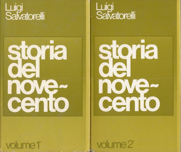 STORIA DEL NOVECENTO