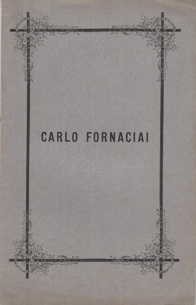 Ricordo Di Carlo Fornaciai Cherico Laurenziano Per Oronte Taccini | Immagine Gallery 1