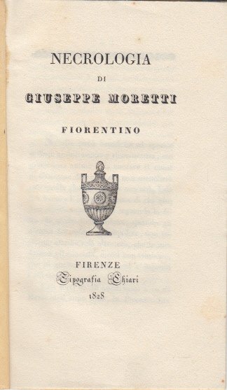 NECROLOGIA DI GIUSEPPE MORETTI FIORENTINO