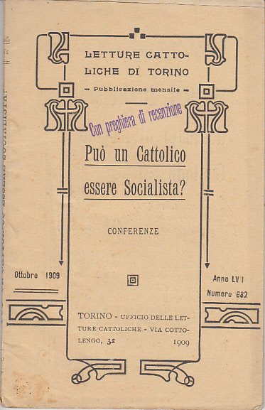 Può Un Cattolico Essere Socialista? Conferenze | Immagine Gallery 1