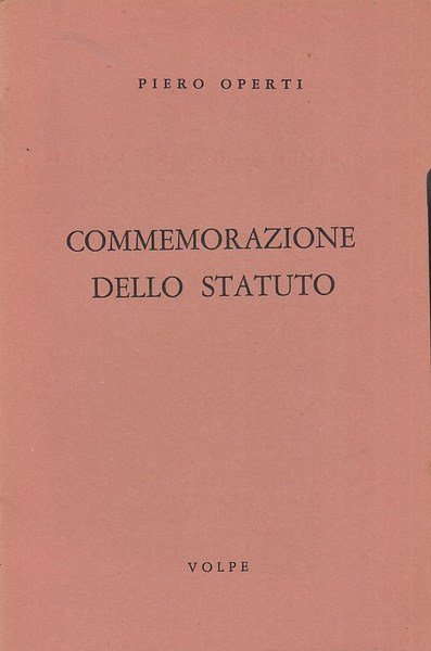 Commemorazione dello statuto