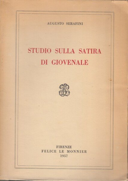 Studio sulla satira di Giovenale