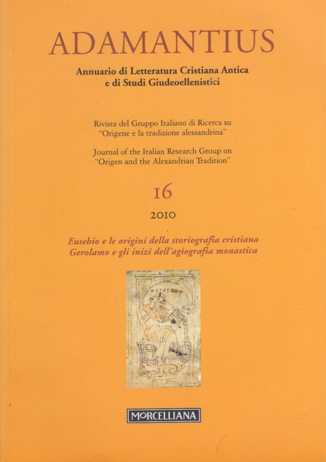 Adamantius. Notiziario del Gruppo italiano di ricerca su Origene e …