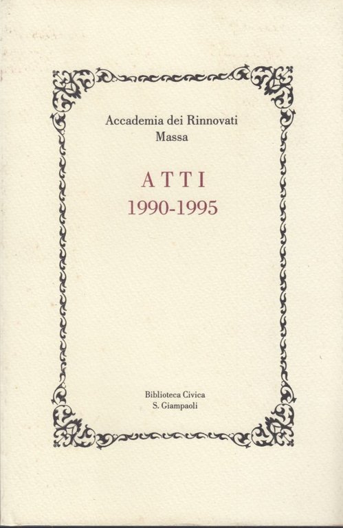 Atti 1990-1995