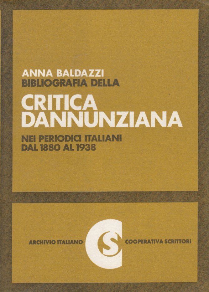 Bibliografia della Critica Dannunziana nei periodici italiani dal 1880 al …