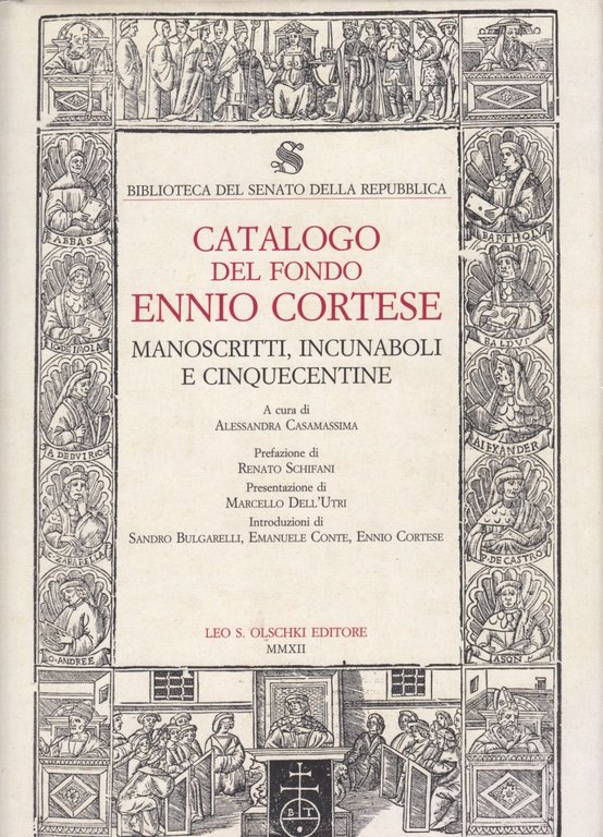 Biblioteca del Senato della Repubblica. Catalogo del fondo Ennio Cortese. … | Immagine Gallery 1