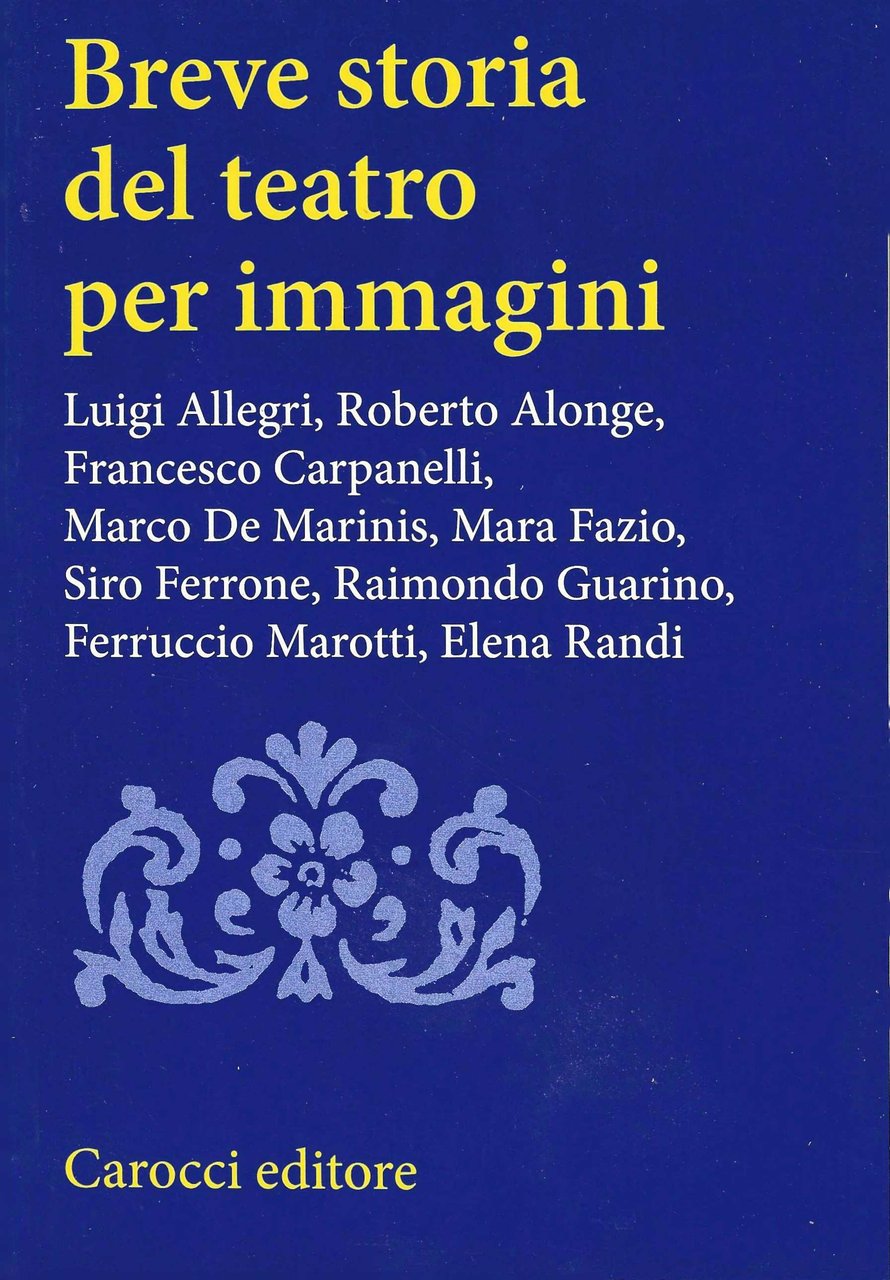 Breve storia del teatro per immagini.
