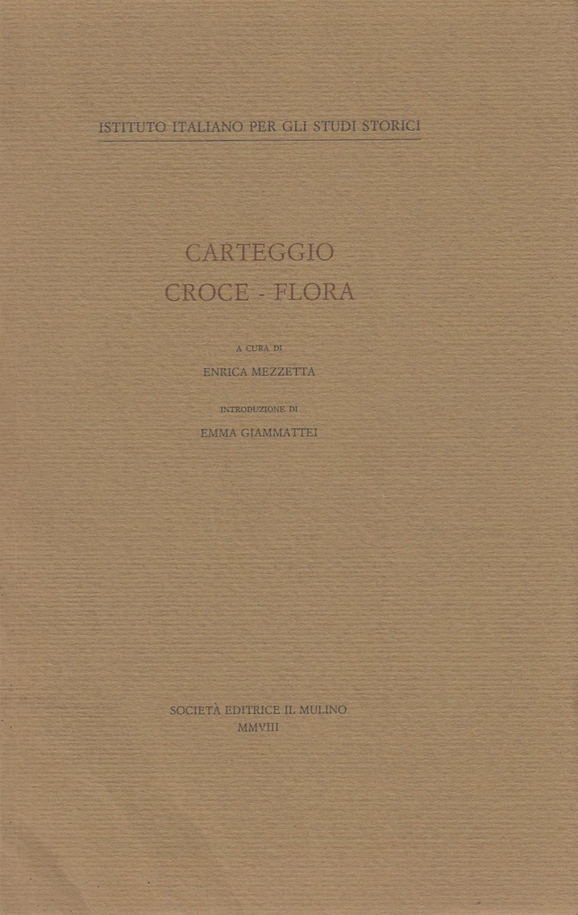 Carteggio Croce - Flora