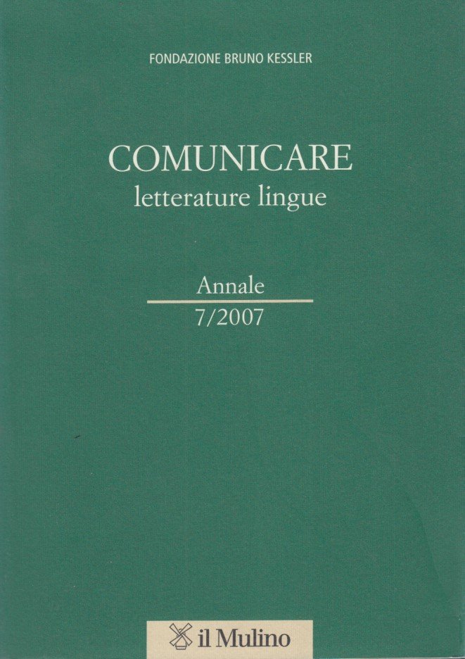 Comunicare Letterature Lingue 7 2007