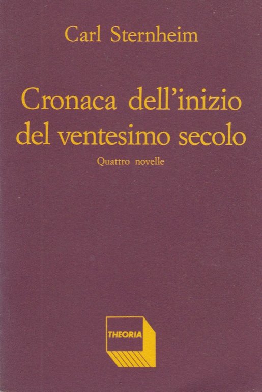 Cronaca dell'inizio del ventesimo secolo. Quattro novelli