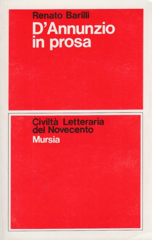 D'Annunzio in prosa