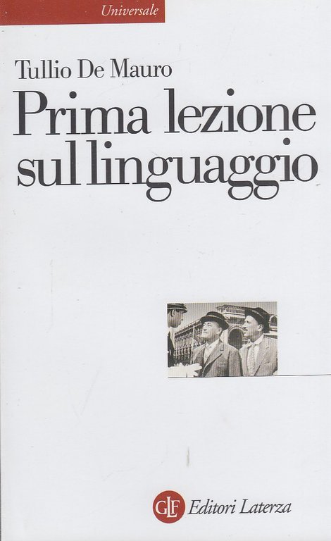 De Mauro Tullio Prima lezione sul linguaggio 2002