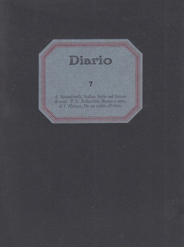 Diario Anno V, 7, aprile 1989