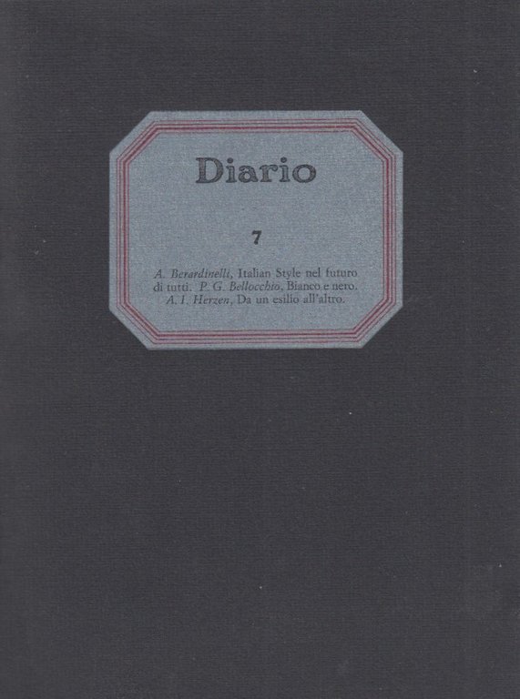 Diario Anno V, 7, aprile 1989