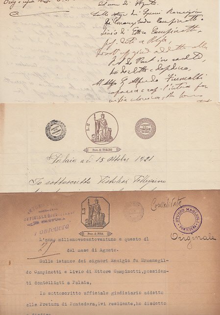 Disdetta Di Contratto Colonico Intimata Tramite Ufficiale Giudiziario Ad Alfredo …