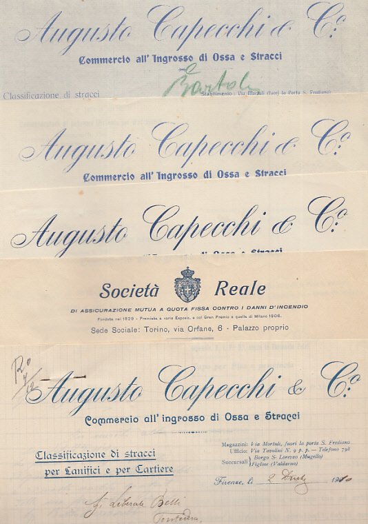 Documentazione Composta Per La Maggior Parte Da Corrispondenza Su Carta …