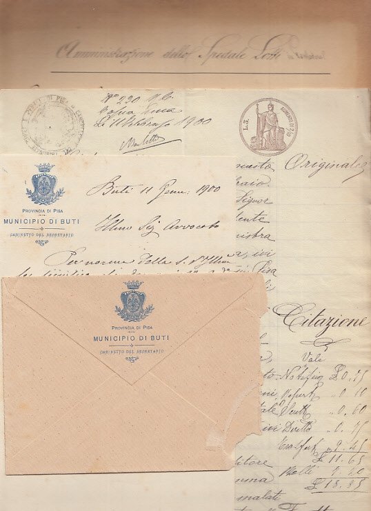 Documentazione Manoscritta Avente Ad Oggetto Una Citazione Da Parte Di …