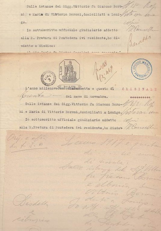 Documenti Su Carta Bollata Aventi Ad Oggetto La Disdetta Di …