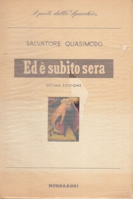 Ed è subito sera