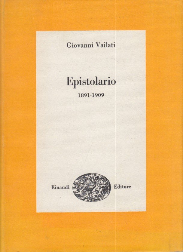 Epistolario 1891-1909