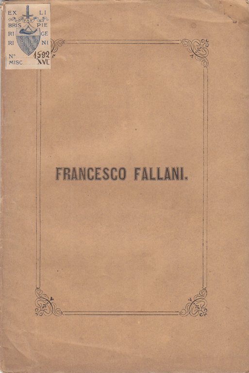 Francesco Fallani Ricordo Di Maro Ricci D.s.p.
