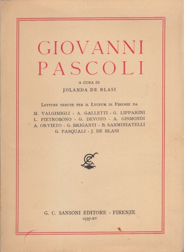Giovanni Pascoli