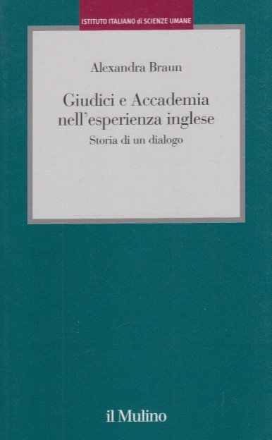 Giudici e Accademia nell'esperienza inglese. Storia di un dialogo