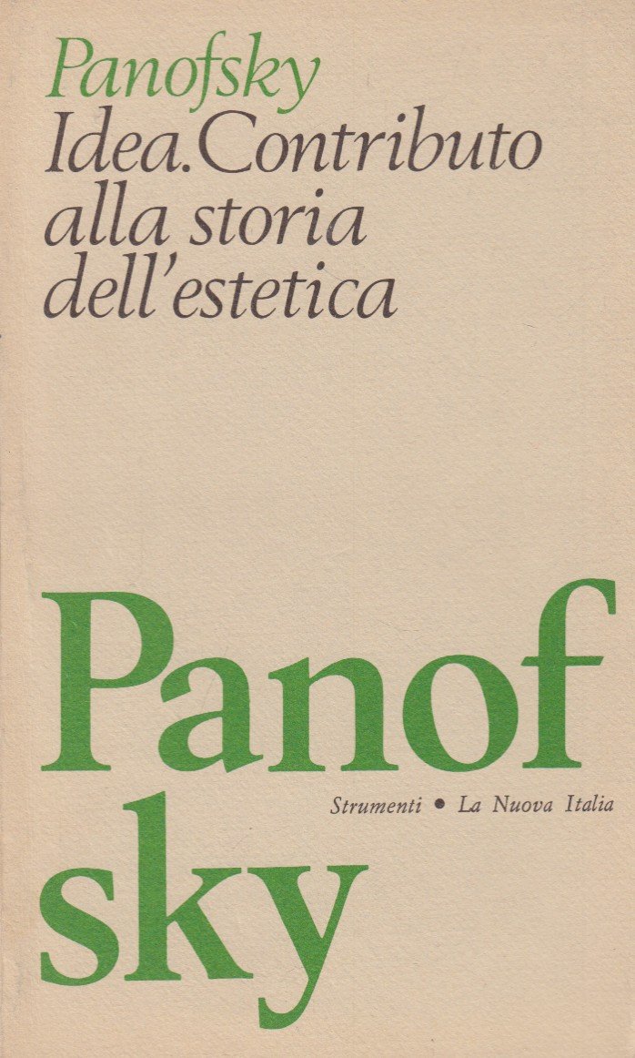 Idea. Contributo alla storia dell'estetica