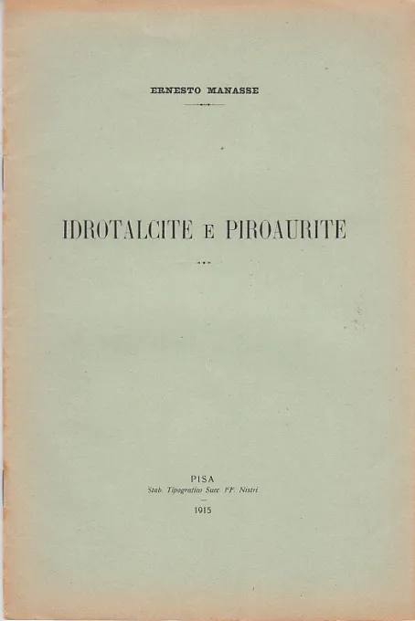 Idrotalcite E Piroaurite | Immagine Gallery 2