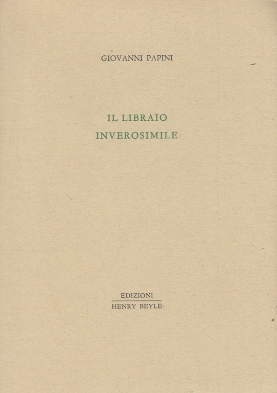 Il libraio inverosimile